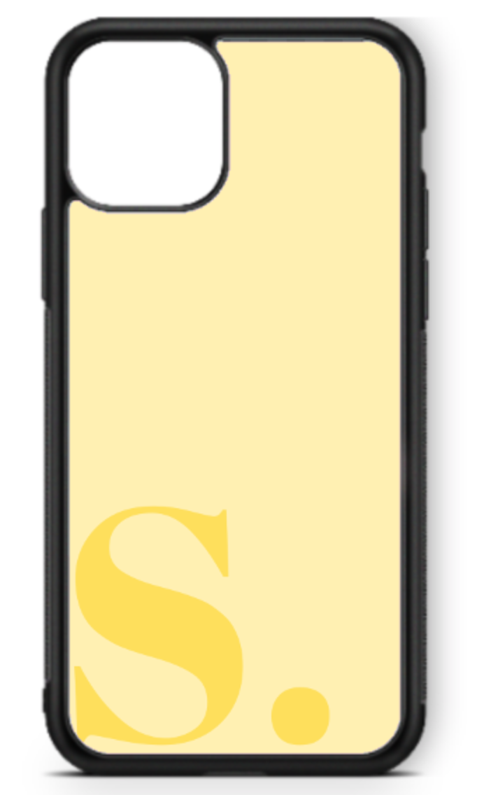 Yellow Chunky Initial