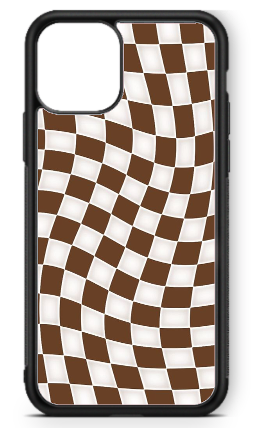 Brown Checkered Wave